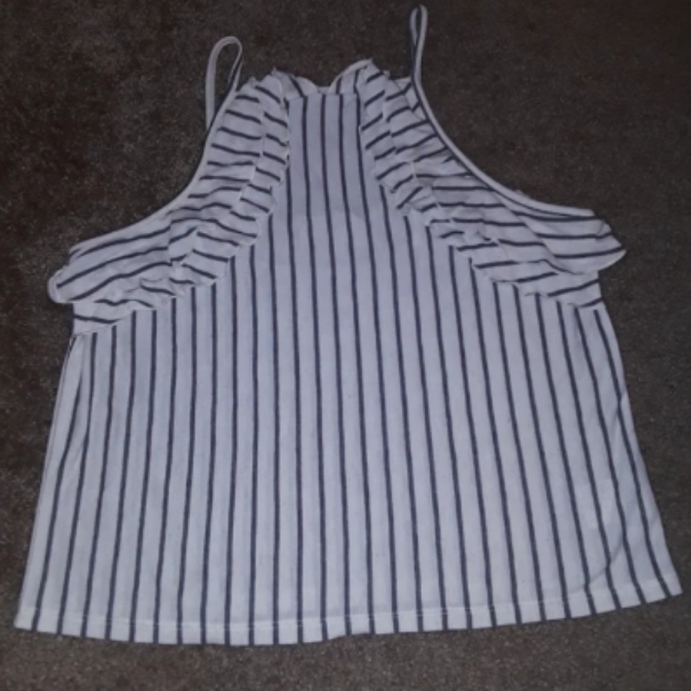American Eagle Ruffle Top